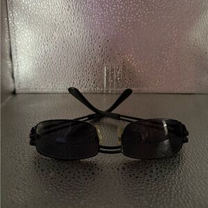 Vintage Women’s Black Versace Sunglasses